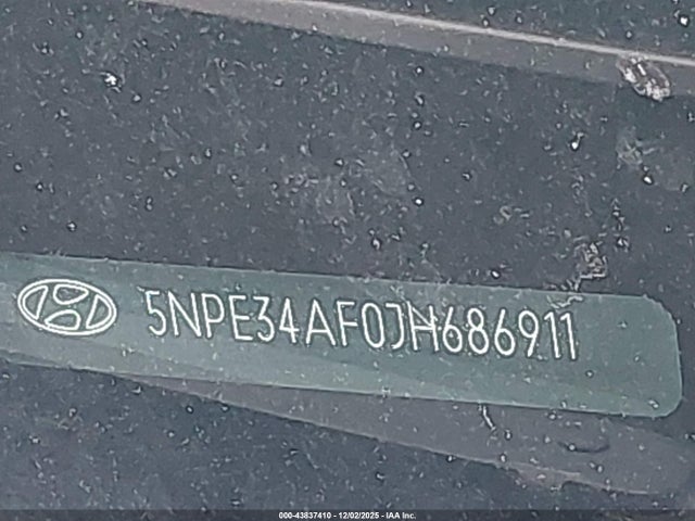 5NPE34AF0JH686911 Hyundai Sonata Sport