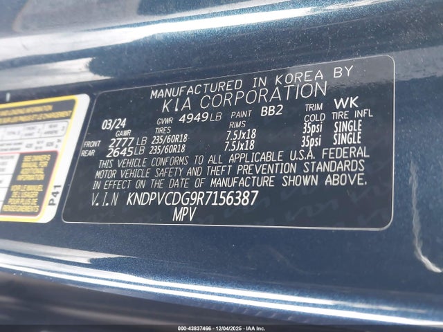 KNDPVCDG9R7156387 KIA Sportage Hybrid Ex