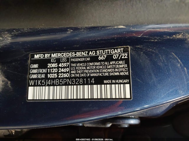 2023 MERCEDES-BENZ CLA 250 COUPE W1K5J4HB5PN328114 Photo 8