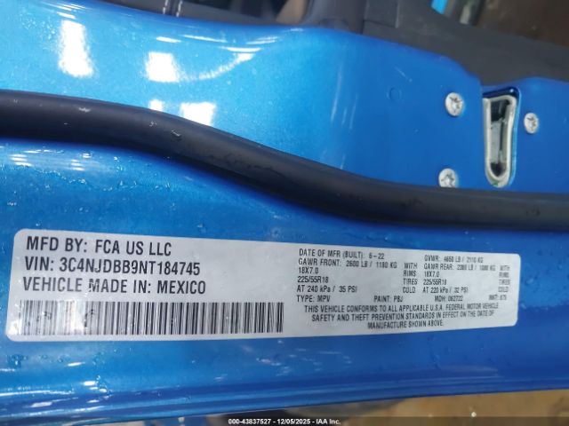 2022 JEEP COMPASS 3C4NJDBB9NT184745 Photo 8