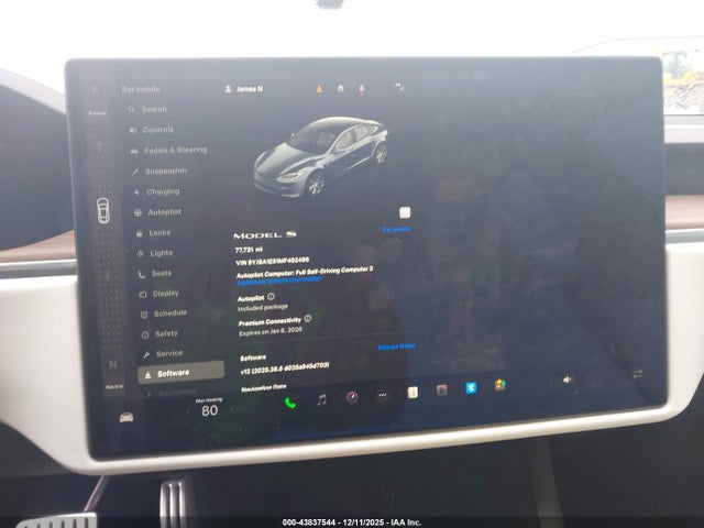 2021 TESLA MODEL S 5YJSA1E51MF452496 Photo 6