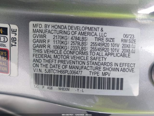 2023 ACURA RDX 5J8TC1H66PL006477 Photo 8