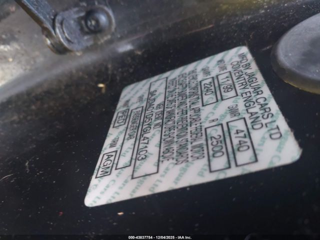 2000 JAGUAR S-TYPE SAJDA01D5YGL47103 Photo 8