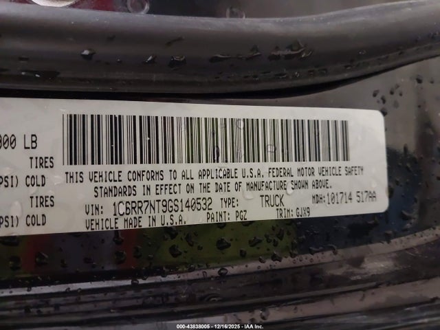 2016 RAM 1500 1C6RR7NT9GS140532 Photo 8