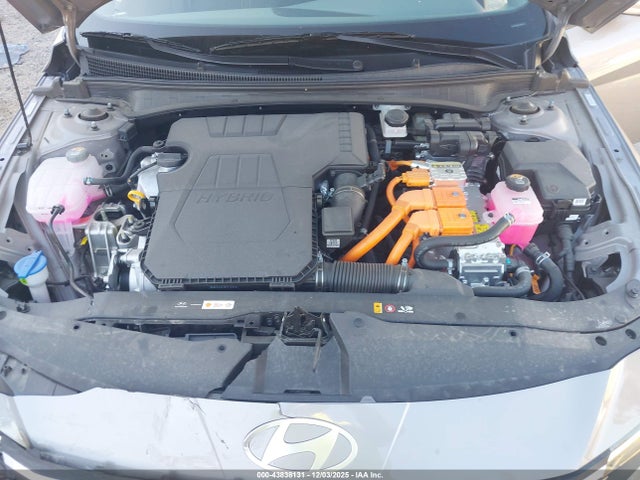 KMHLM4DJ0SU166974 Hyundai Elantra Hybrid Blue