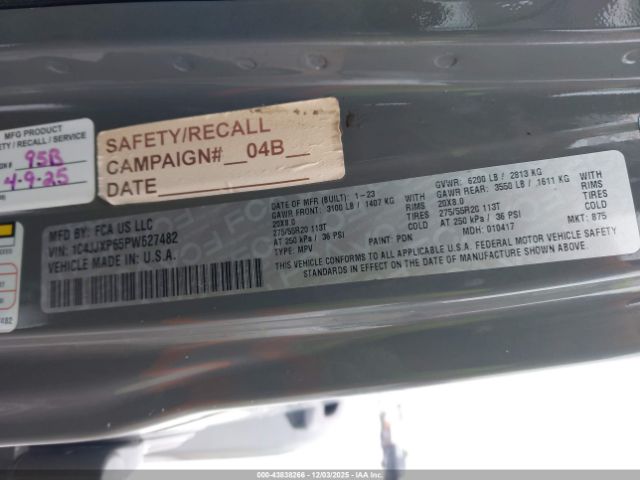 2023 JEEP WRANGLER 4XE 1C4JJXP65PW627482 Photo 8