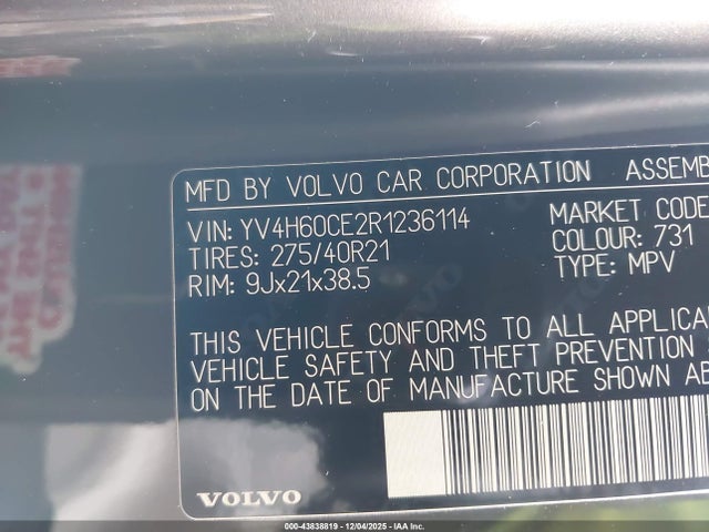 2024 VOLVO XC90 RECHARGE PLUG-IN HYBRID YV4H60CE2R1236114 Photo 8