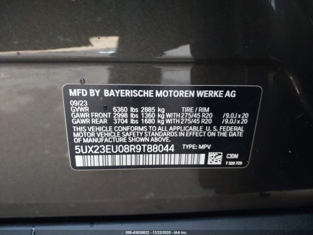 2024 BMW X5 5UX23EU08R9T88044 Photo 8