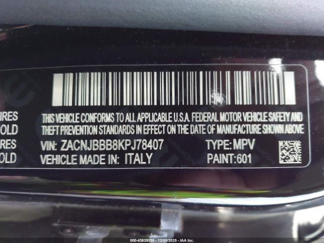 2019 JEEP RENEGADE ZACNJBBB8KPJ78407 Photo 8