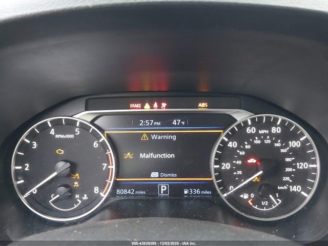 1N4BL4DV4NN359140 Nissan Altima Sv Fwd