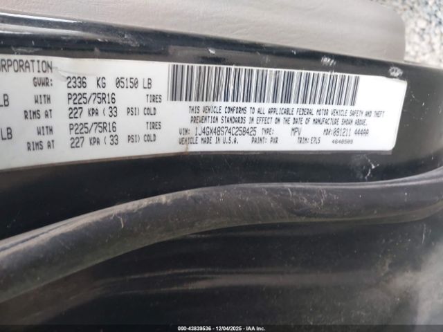 2004 JEEP GRAND CHEROKEE 1J4GX48S74C258425 Photo 8