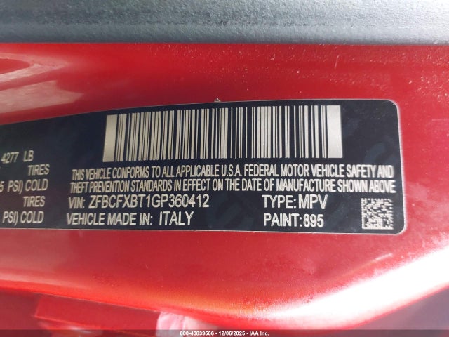 2016 FIAT 500X ZFBCFXBT1GP360412 Photo 8