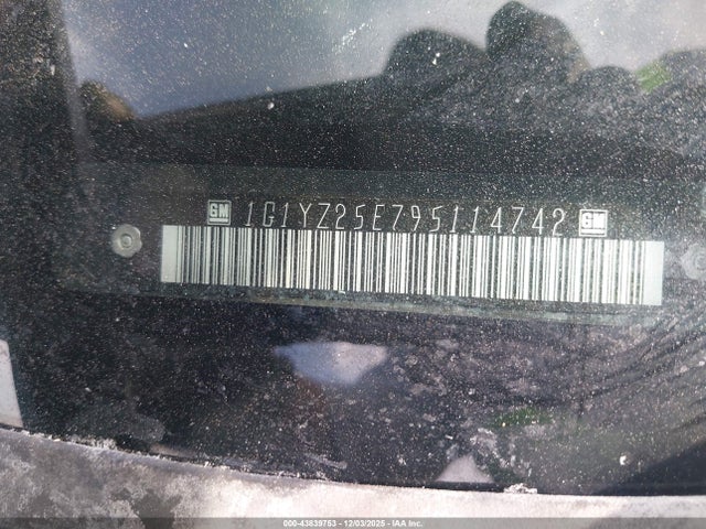 2009 CHEVROLET CORVETTE 1G1YZ25E795114742 Photo 8