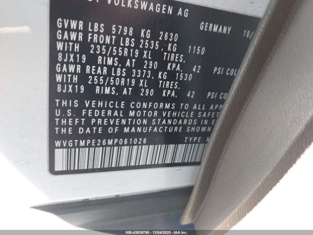 2021 VOLKSWAGEN ID.4 WVGTMPE26MP061026 Photo 8