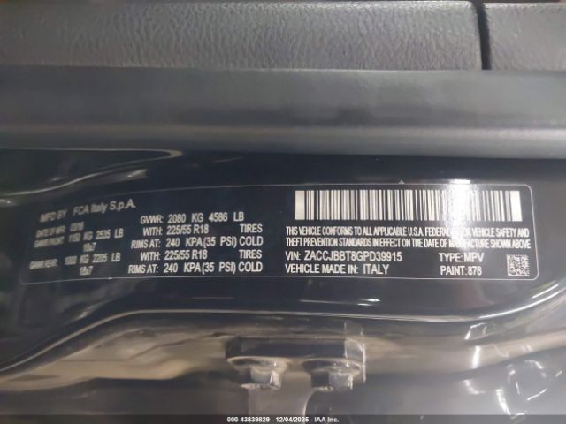 2016 JEEP RENEGADE ZACCJBBT8GPD39915 Photo 8