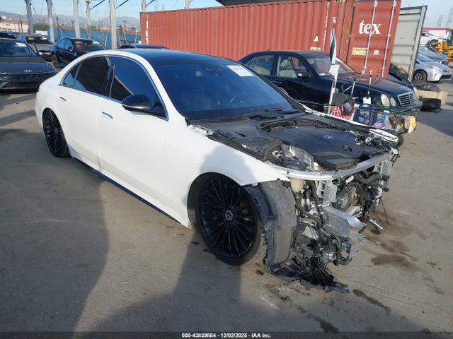 2022 Mercedes-benz S 500 4matic მანქანა იყიდება აუქციონზე, vin: W1K6G6DB7NA076827, აუქციონის ნომერი: 43839884