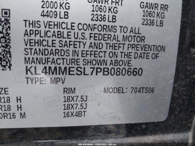 Buick Encore Gx Select Awd 2023 KL4MMESL7PB080660 Image 9