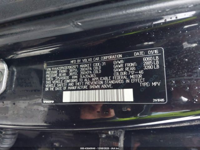 2016 VOLVO XC90 YV4A22PK0G1062971 Photo 8