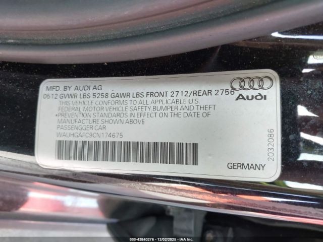 2012 AUDI A6 WAUHGAFC9CN174675 Photo 8