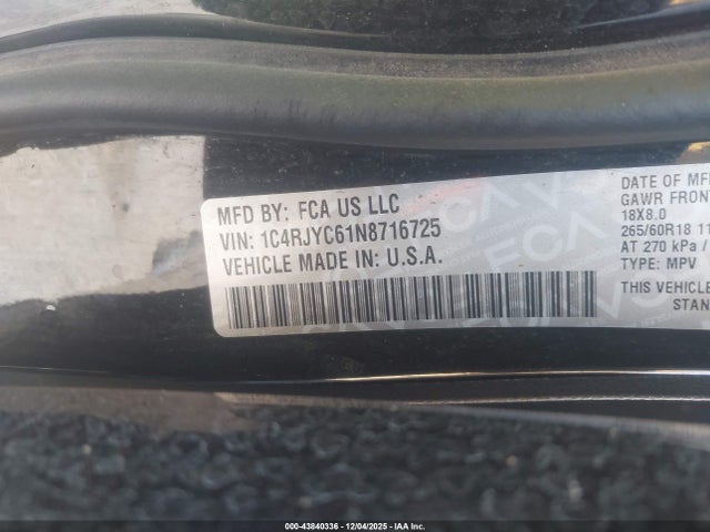 1C4RJYC61N8716725 Jeep Grand Cherokee 4xe Trailhawk