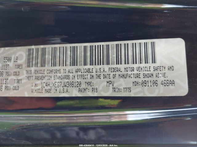 2018 JEEP WRANGLER UNLIMITED 1C4HJXEG7JW308120 Photo 8