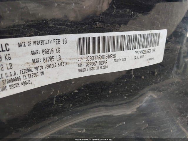 2013 FIAT 500 3C3CFFARXDT640256 Photo 8