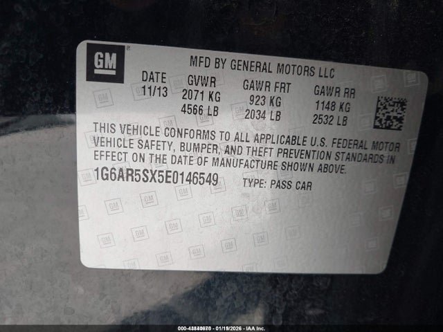 2014 CADILLAC CTS 1G6AR5SX5E0146549 Photo 8