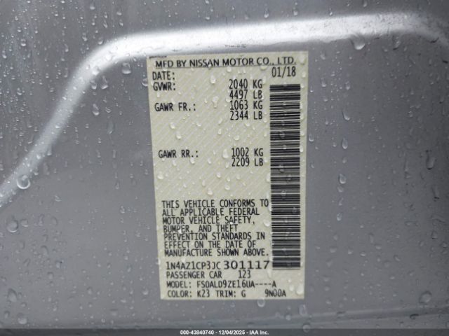 2018 NISSAN LEAF 1N4AZ1CP3JC301117 Photo 8