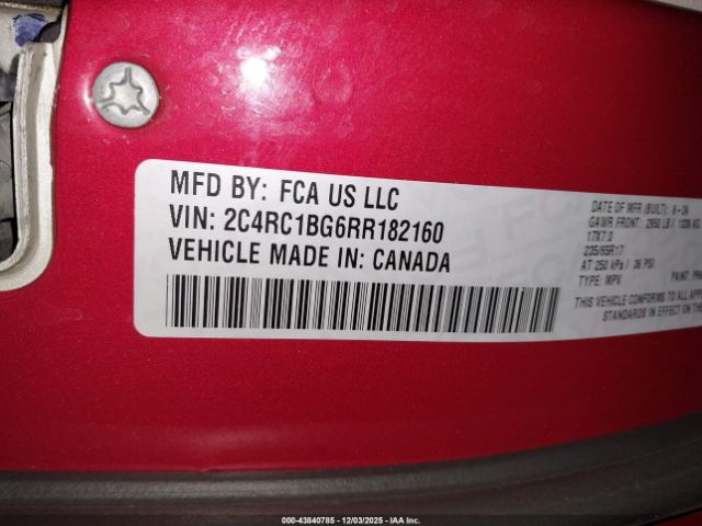 2024 CHRYSLER PACIFICA 2C4RC1BG6RR182160 Photo 8