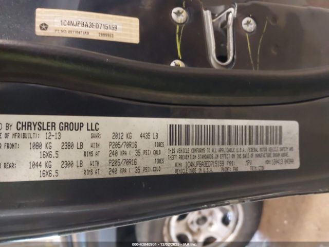 2014 JEEP PATRIOT 1C4NJPBA3ED715159 Photo 8