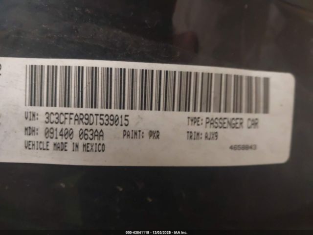 2013 FIAT 500 3C3CFFAR9DT539015 Photo 8