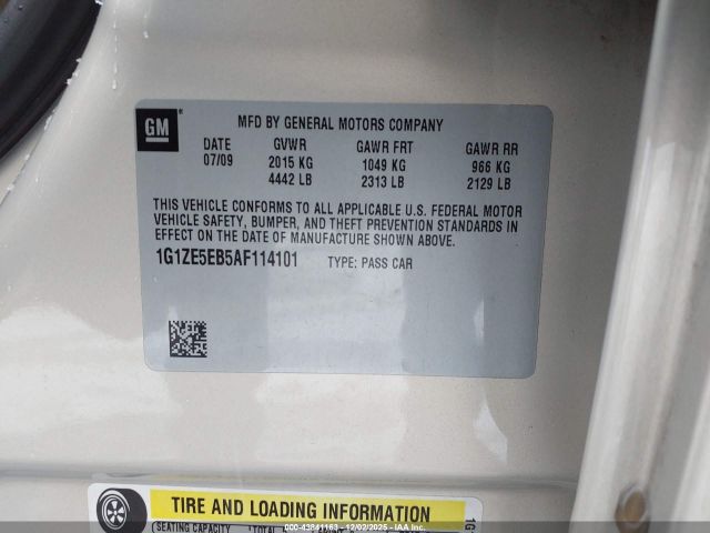 2010 CHEVROLET MALIBU 1G1ZE5EB5AF114101 Photo 8