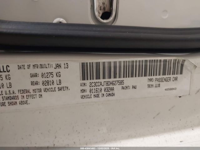 2013 CHRYSLER 300C 2C3CCAJT8DH627585 Photo 8