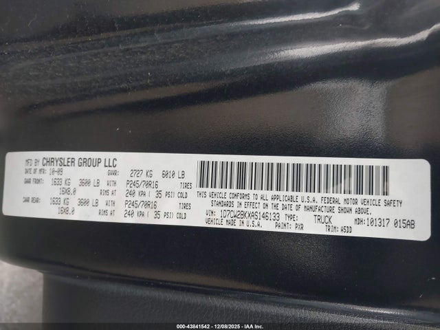 2010 DODGE DAKOTA 1D7CW2BKXAS146133 Photo 8