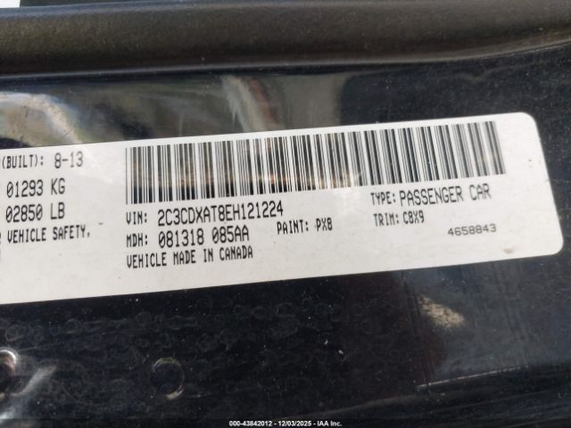 2014 DODGE CHARGER 2C3CDXAT8EH121224 Photo 8