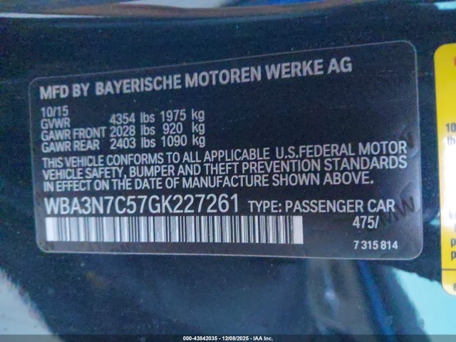 2016 BMW 428I WBA3N7C57GK227261 Photo 8