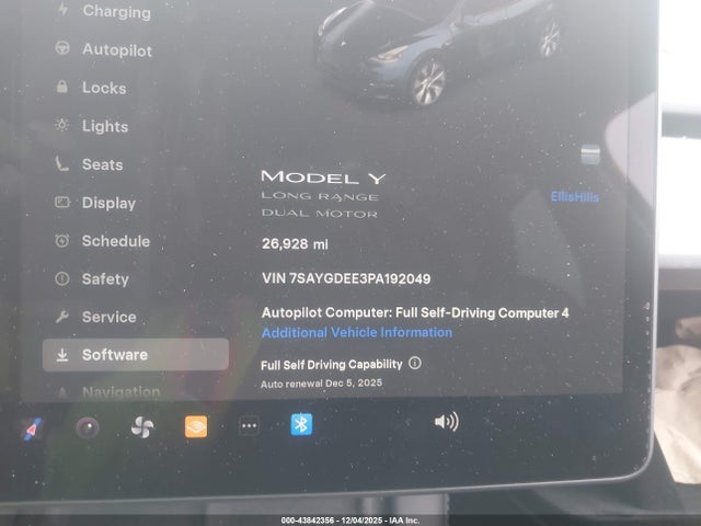 2023 TESLA MODEL Y 7SAYGDEE3PA192049 Photo 6