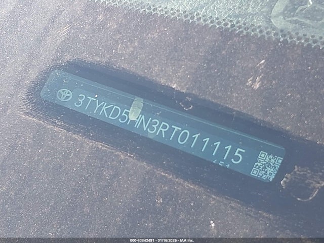 Aukcja sprzedaży 2024 Toyota Tacoma Sr, vin: 3TYKD5HN3RT011115, numer aukcji: 43842491