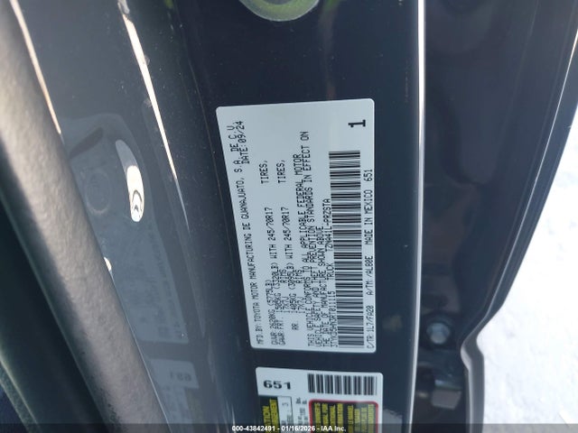 Aukcja sprzedaży 2024 Toyota Tacoma Sr, vin: 3TYKD5HN3RT011115, numer aukcji: 43842491
