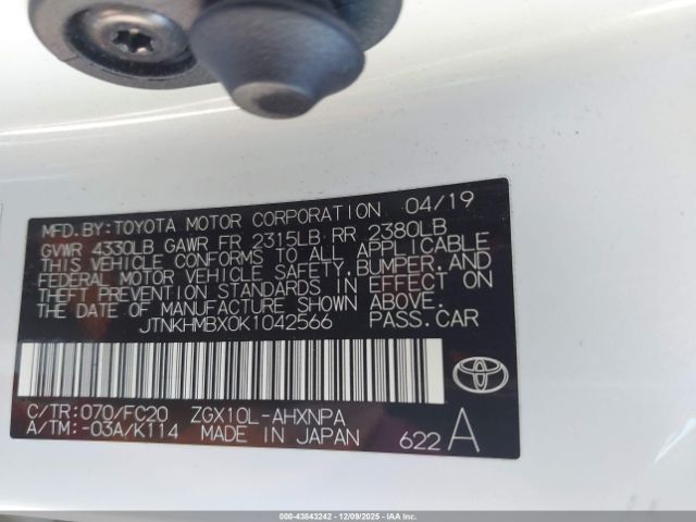 2019 TOYOTA C-HR JTNKHMBX0K1042566 Photo 8