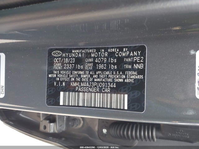 2023 HYUNDAI ELANTRA HYBRID KMHLM4AJ3PU091344 Photo 8