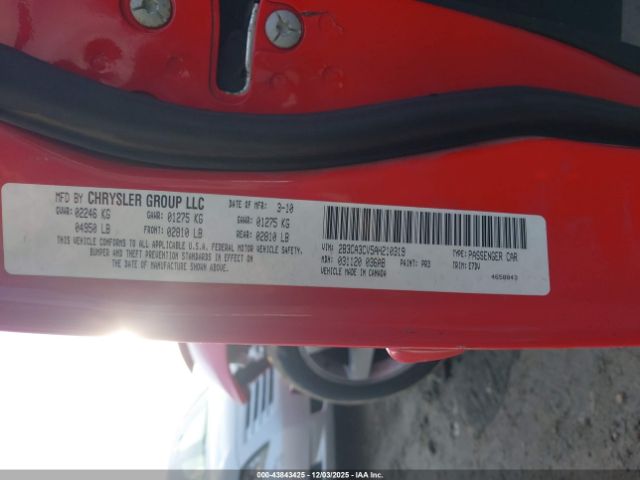 2010 DODGE CHARGER 2B3CA3CV5AH210319 Photo 8