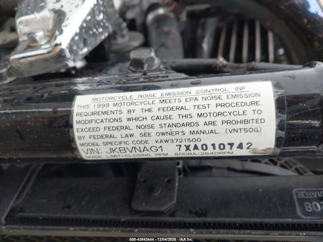 1999 KAWASAKI VN1500 JK8VNAG17XA010742 Photo 9