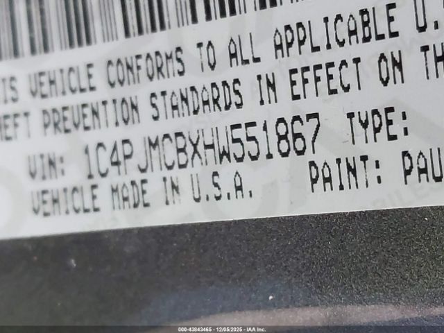 2017 JEEP CHEROKEE 1C4PJMCBXHW551867 Photo 8