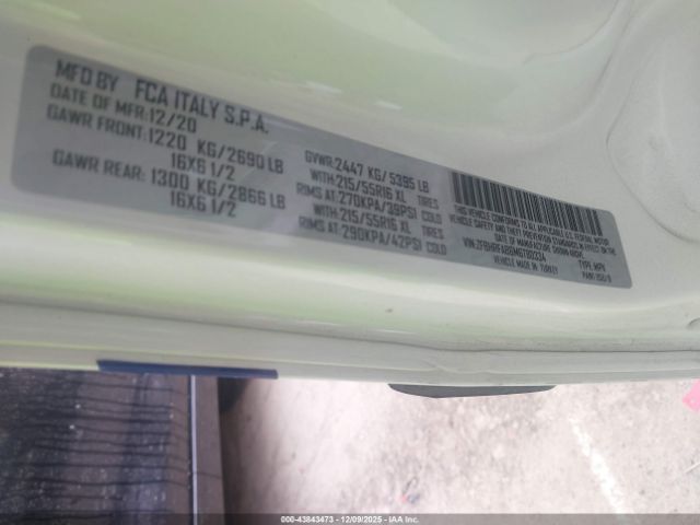 2021 RAM PROMASTER CITY ZFBHRFAB6M6T80334 Photo 8