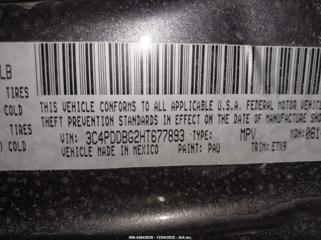 2017 DODGE JOURNEY 3C4PDDBG2HT677893 Photo 8