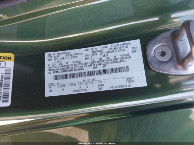 2024 FORD BRONCO 1FMDE8BH5RLB34885 Photo 8