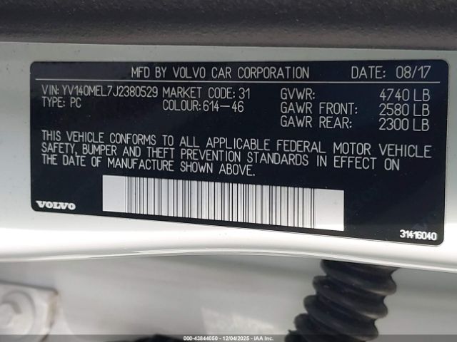 2018 VOLVO V60 YV140MEL7J2380529 Photo 8