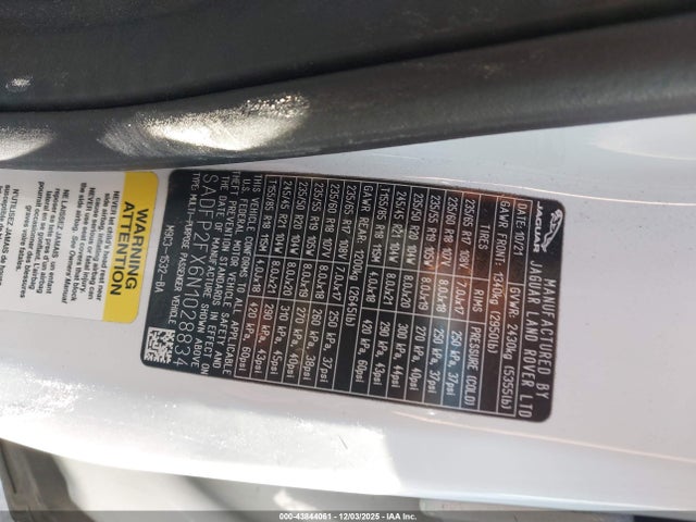 2022 JAGUAR E-PACE SADFP2FX6N1028834 Photo 8