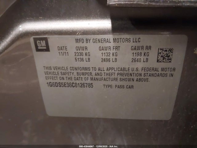 2012 CADILLAC CTS 1G6DS5E36C0126785 Photo 8